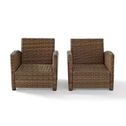 Kirklands Home Bren 2-pc. Chair Set with Sunbrella Cushions Brown Sale
