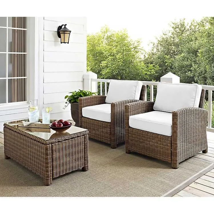 Kirklands Home Bren 2-pc. Chair Set with Sunbrella Cushions Brown Sale