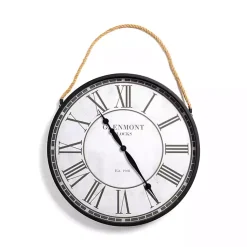 Kirklands Home Brennan Rope Hanger Wall Clock Sale