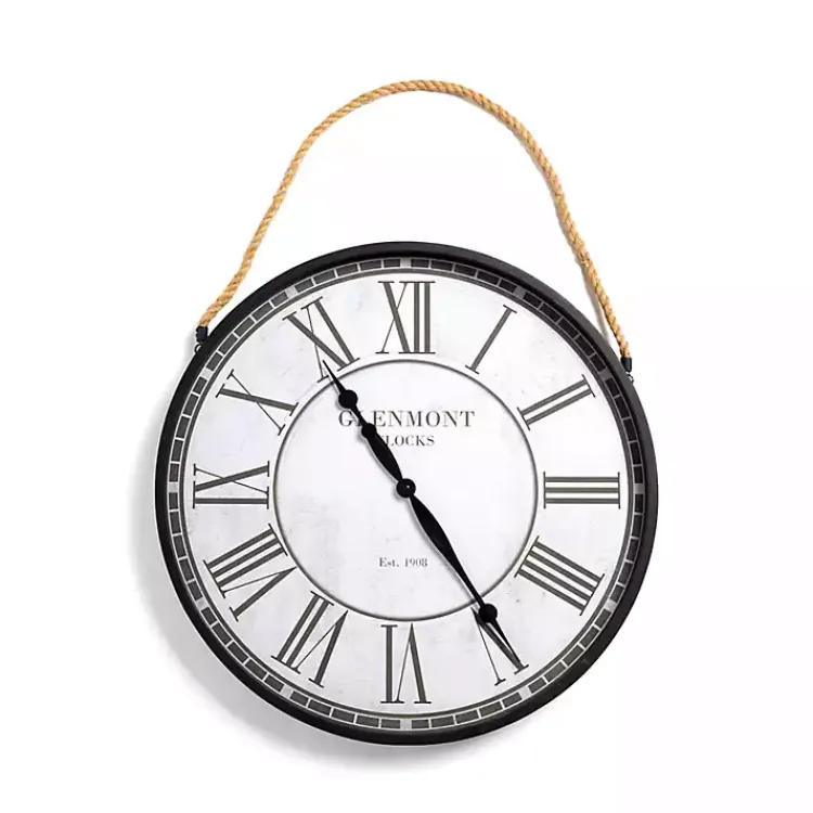 Kirklands Home Brennan Rope Hanger Wall Clock Sale
