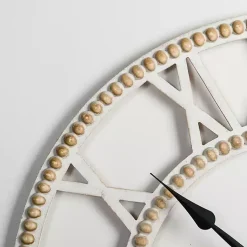 Kirklands Home Brett Beaded Wood Wall Clock Online