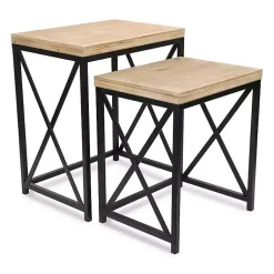 Kirklands Home Briacrest Nesting Accent Tables, Set of 2