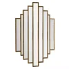 Kirklands Home Briggs Gold Metal Panels Wall Mirror Outlet