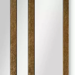 Kirklands Home Briggs Gold Metal Panels Wall Mirror Outlet