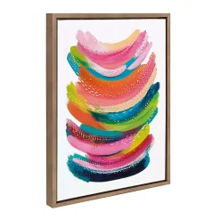 Kirklands Home Bright Abstract Framed Canvas Art Print Online