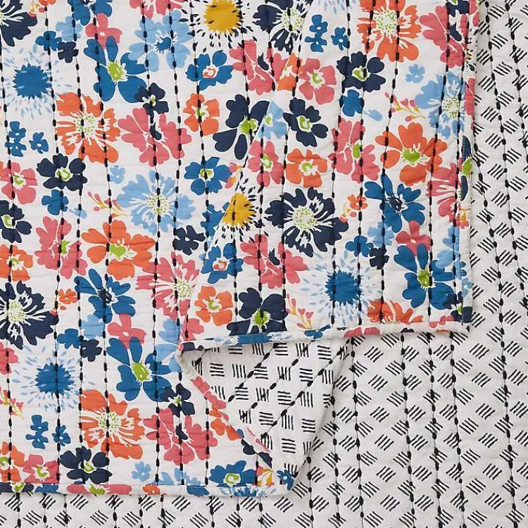Kirklands Home Bright Blossom 3-pc. King Quilt Set Multi Online