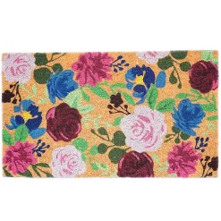 Kirklands Home Bright Boho Flowers Doormat Multi Sale