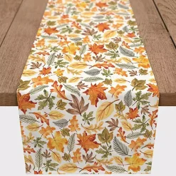 Fall>Kirklands Home Bright Leaves Table Runner, 90 in. Multi