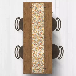 Fall>Kirklands Home Bright Leaves Table Runner, 90 in. Multi