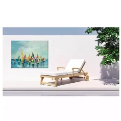 Kirklands Home Bright Sails Outdoor Canvas Art Print Hot