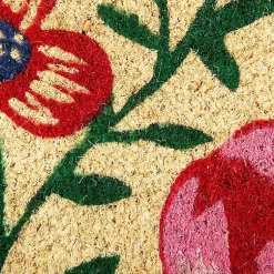 Kirklands Home Bright Summer Blossoms Coir Doormat Outlet