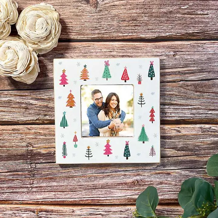 Christmas Decorations>Kirklands Home Bright Tree Whimsy Wonderland Picture Frame, 4x4
