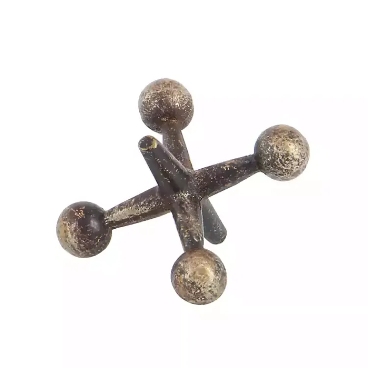 Statues & Figurines>Kirklands Home Bronze Antique Jacks 3-pc. Figurine Set