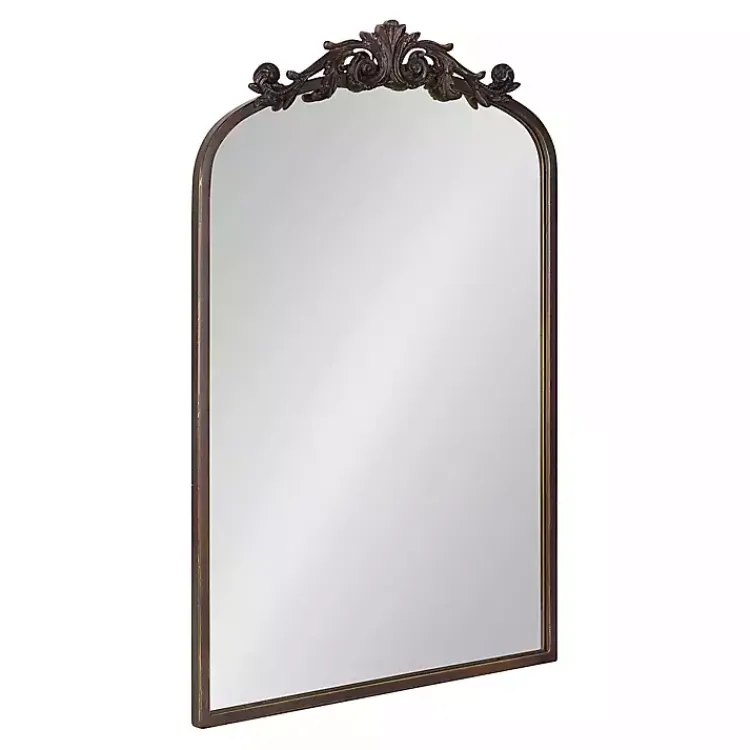 Kirklands Home Bronze Arendahl Arched Mirror, 19x31 in. Brown Hot