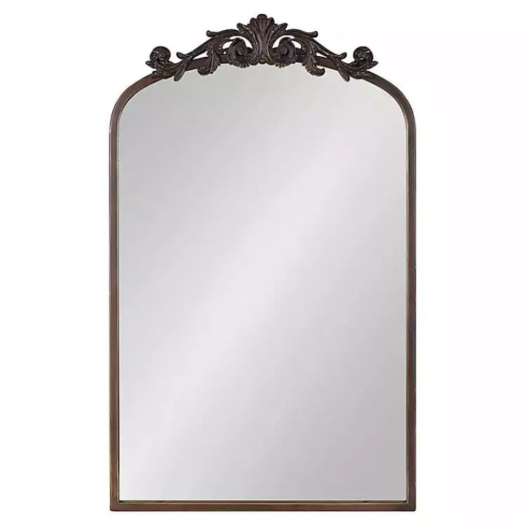 Kirklands Home Bronze Arendahl Arched Mirror, 19x31 in. Brown Hot