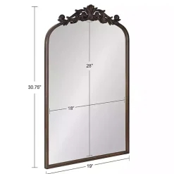 Kirklands Home Bronze Arendahl Arched Mirror, 19x31 in. Brown Hot