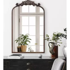 Kirklands Home Bronze Arendahl Arched Mirror, 19x31 in. Brown Hot