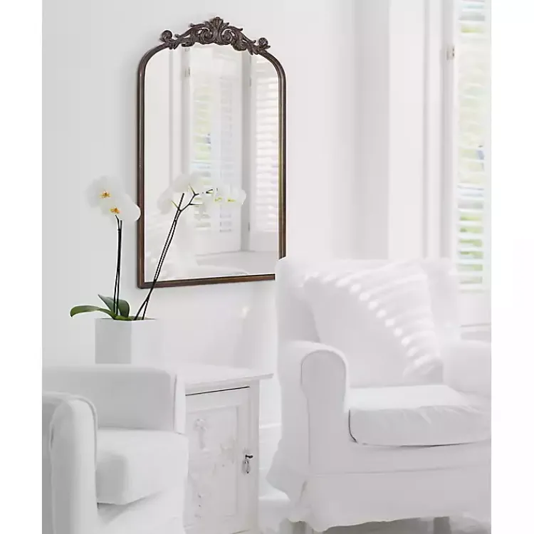 Kirklands Home Bronze Arendahl Arched Mirror, 19x31 in. Brown Hot