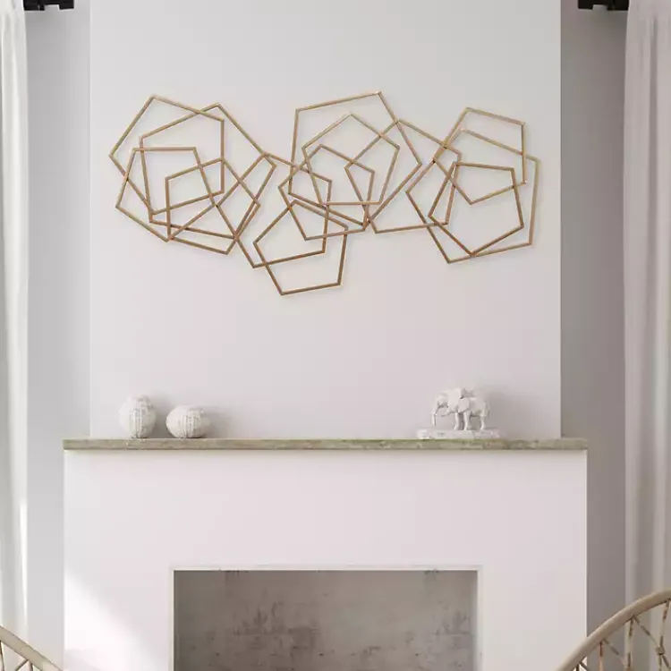 Kirklands Home Bronze Astraga Pentagon Plaque Brown Sale