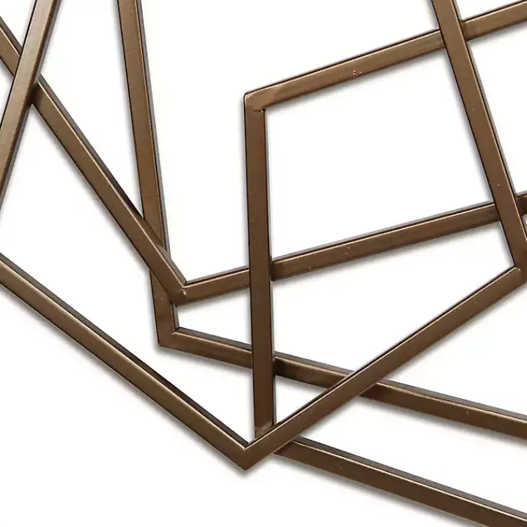 Kirklands Home Bronze Astraga Pentagon Plaque Brown Sale