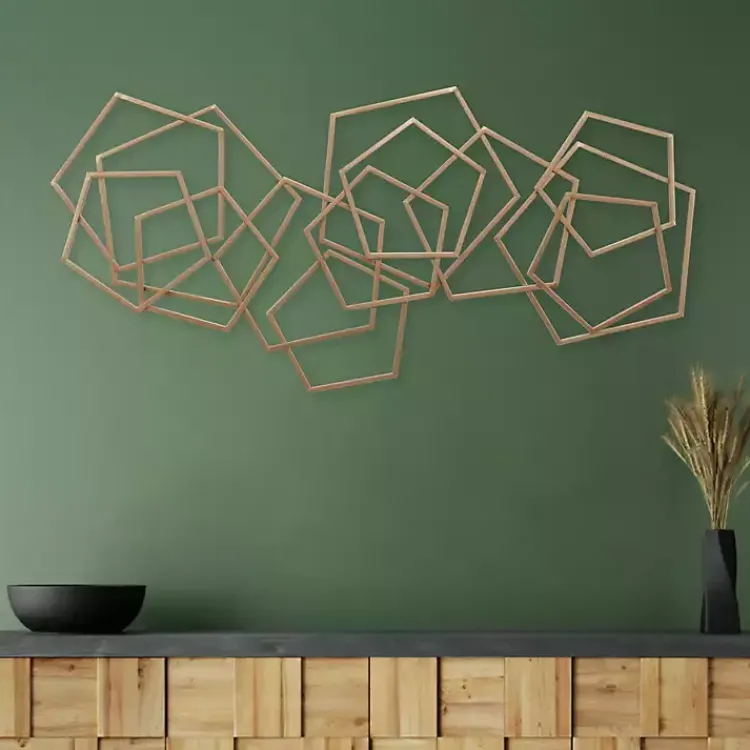 Kirklands Home Bronze Astraga Pentagon Plaque Brown Sale