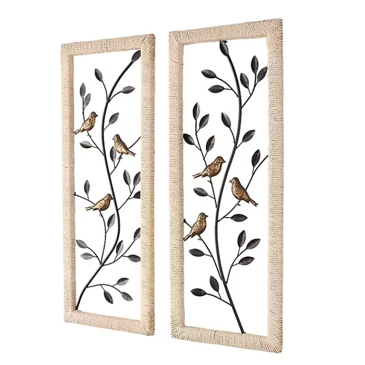 Kirklands Home Bronze Bird and Branch Wall Plaques, Set of 2 Hot