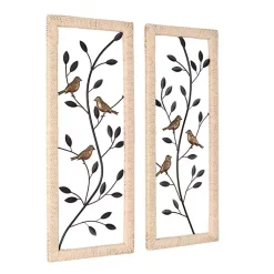 Kirklands Home Bronze Bird and Branch Wall Plaques, Set of 2 Hot