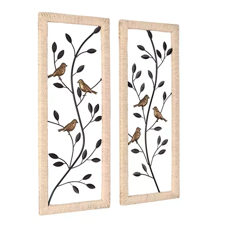 Kirklands Home Bronze Bird and Branch Wall Plaques, Set of 2 Hot