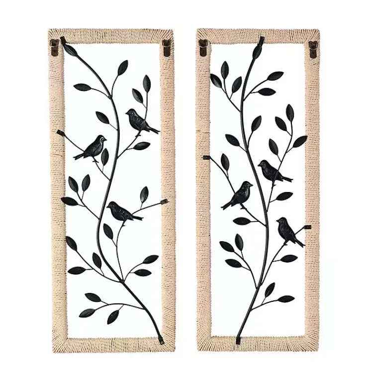 Kirklands Home Bronze Bird and Branch Wall Plaques, Set of 2 Hot