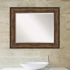 Kirklands Home Bronze Frame Beveled Mirror, 35.5x29.5 in. Discount