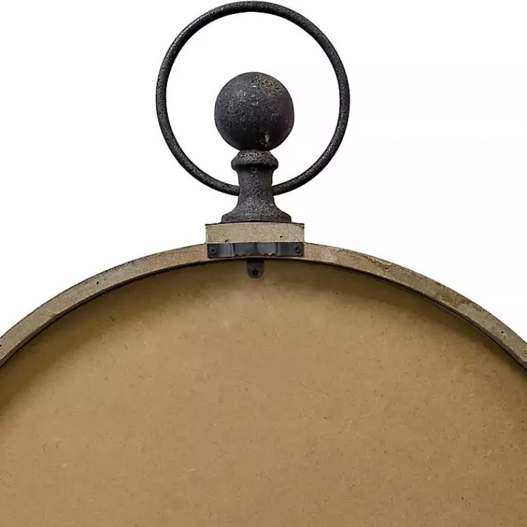 Kirklands Home Bronze Kensington Station Pocket Wall Clock Outlet