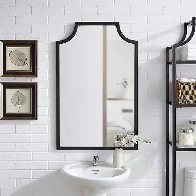 Kirklands Home Bronze Metal Abigail Mirror Brown New