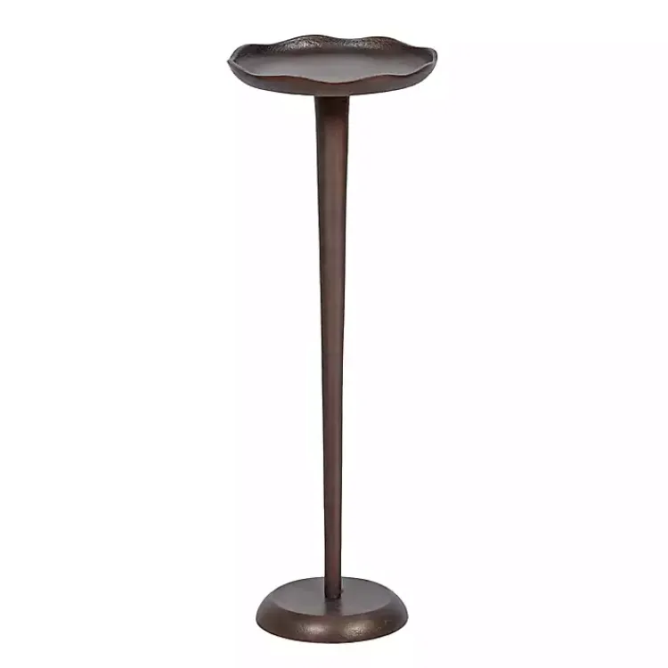 Kirklands Home Bronze Metal Alicia Accent Table Brown Best