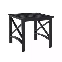 Kirklands Home Bronze Metal Dayton Outdoor Side Table Brown Outlet
