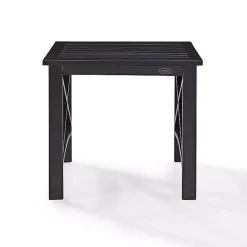 Kirklands Home Bronze Metal Dayton Outdoor Side Table Brown Outlet