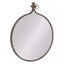 Kirklands Home Bronze Metal Yitro Wall Mirror Brown Hot