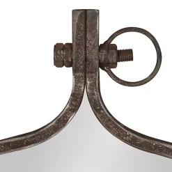 Kirklands Home Bronze Metal Yitro Wall Mirror Brown Hot