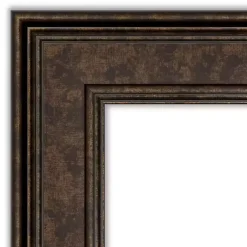 Kirklands Home Bronze Panel Frame Beveled Mirror