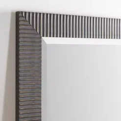 Kirklands Home Bronze Ribbed Devin Profile Mirror, 28x68 in.