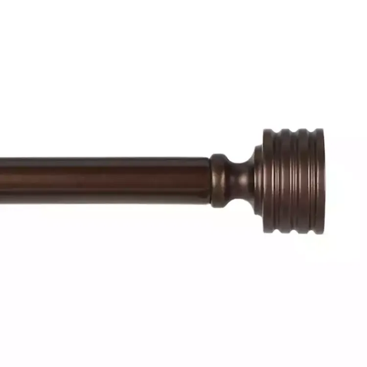 Kirklands Home Bronze Stacked Cylinder Curtain Rod, 120 in. Sale