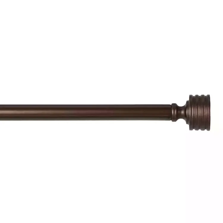 Kirklands Home Bronze Stacked Cylinder Curtain Rod, 120 in. Sale