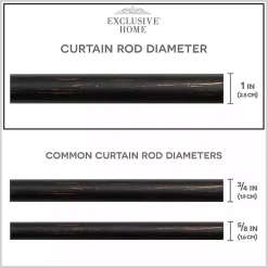 Kirklands Home Bronze Stacked Cylinder Curtain Rod, 120 in. Sale