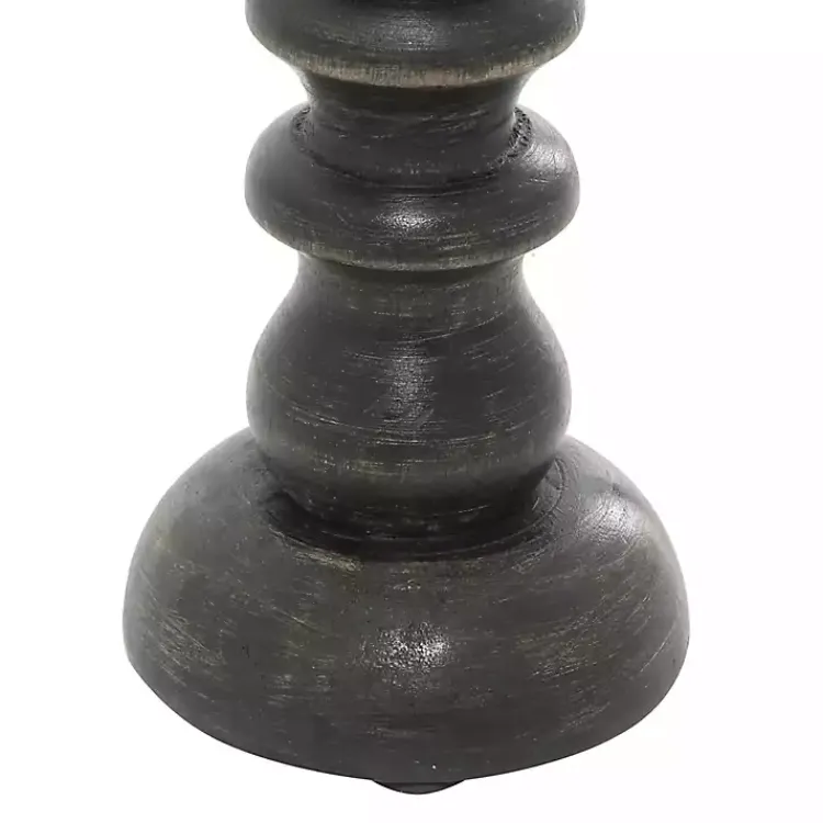 Candle Holders>Kirklands Home Bronze Wood Column Candle Holders, Set of 3 Brown