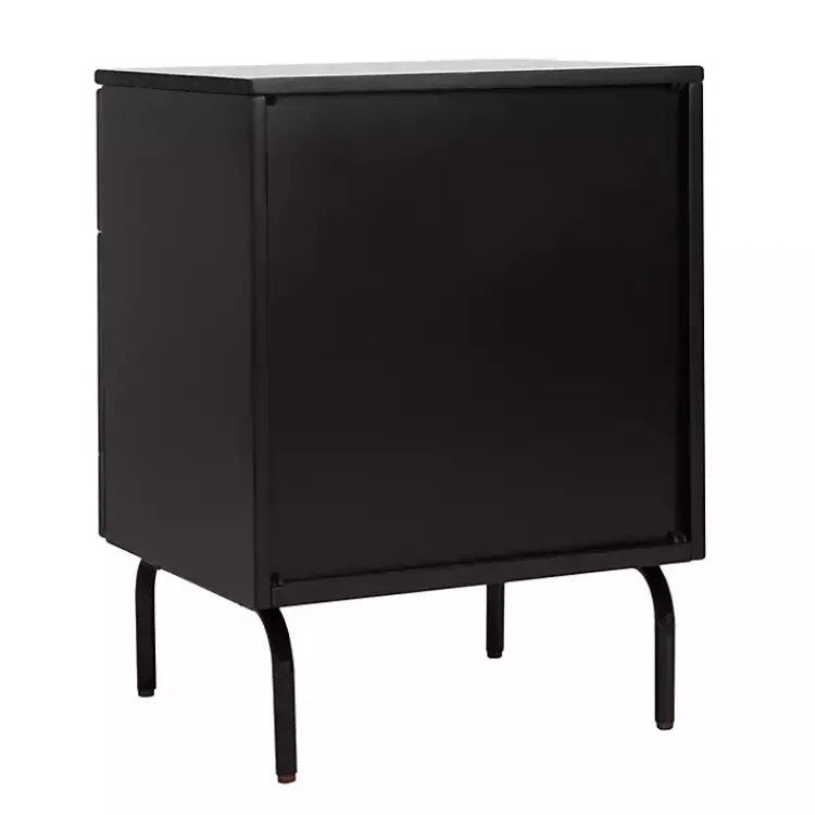 Kirklands Home and Black 2-Drawer Nightstand Brown Best