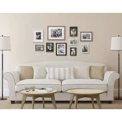 Kirklands Home Brown and Gray 10-pc. Gallery Wall Frame Set Outlet