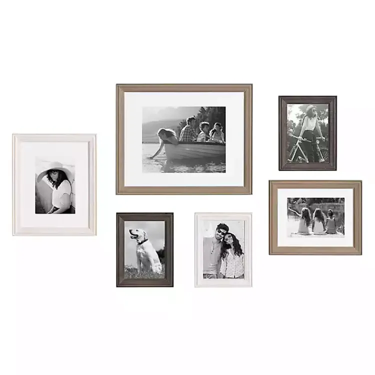 Kirklands Home Brown and Gray 6-pc. Gallery Wall Frame Set Discount