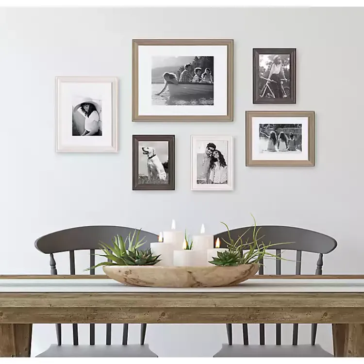 Kirklands Home Brown and Gray 6-pc. Gallery Wall Frame Set Discount