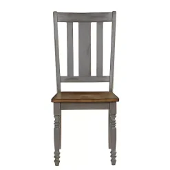 Kirklands Home and Gray Wooden Dining Chairs, Set of 2 Brown Online