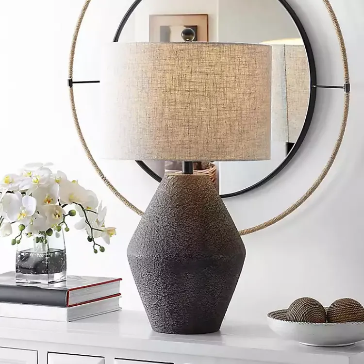Kirklands Home Brown Angled Gourd Ersta Table Lamp Tan Online