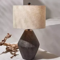 Kirklands Home Brown Angled Gourd Ersta Table Lamp Tan Online